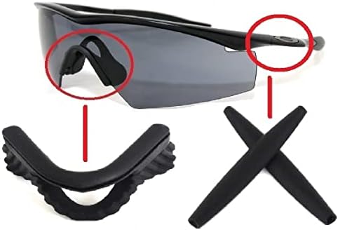 Kits de borracha para o nariz de galáxy para oakley m aquecedor de estrutura/greve/varredura/preto híbrido