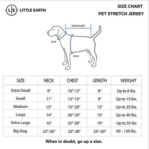 Littlearth NHL Chicago Blackhawks Stretch Pet Jersey para cães grandes, cor da equipe, cachorro grande