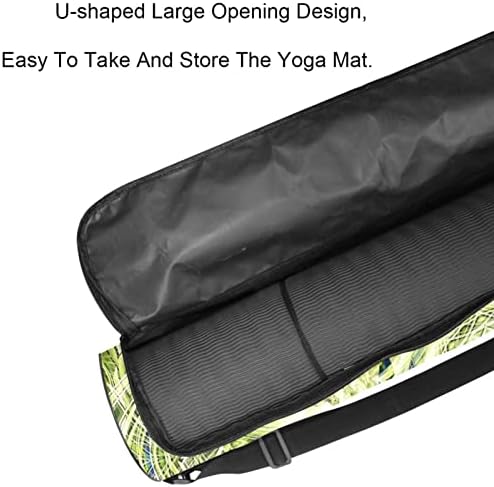 Bolsa de transportadora de manta de ioga com tinta com ombro com alça de ombro de saco de ginástica de saco de ginástica