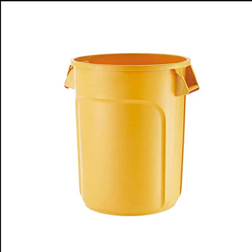 Neochy lixo lata de lixo interno lixo lixo plástico lixo lixeira tanque de descarte de esgoto de cozinha 20 galões/75l lixo de cozinha lata/amarelo/75l