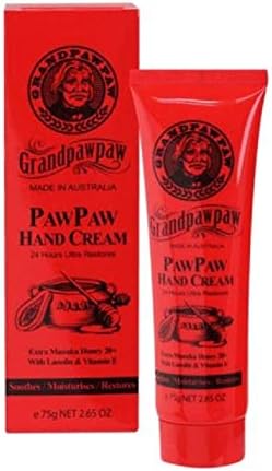 Creme manual de patawpaw de avô, 24 horas, o Ultra restaura 75g hidratam e acalmam as mãos secas e severamente rachadas