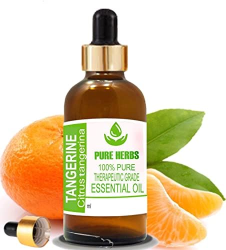 Ervas puras tangerina pura e natural terapêutico de grau essencial de grau essencial com gotas de gotas de 30 ml