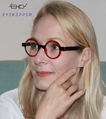EyeKepper 4 Pack Round Reading Glasses for Women Retro Readers Opyesses +0,50