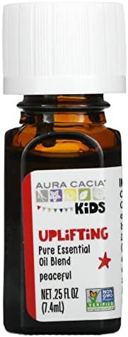 Aura Cacia Kids Essential Oil Blends Liquids Ulifiting 0,25 fl oz líquido