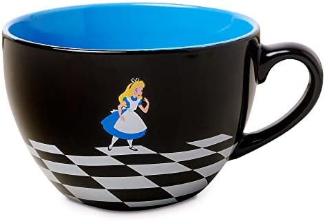 Disney Alice no País das Maravilhas, pires e infusor de chá sem cor