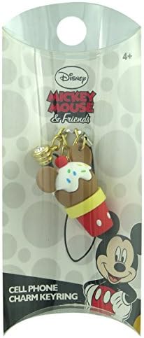 Disney Mickey Mouse Ice Cream D-Lish Treats Phone Charm, multicolorido, 1