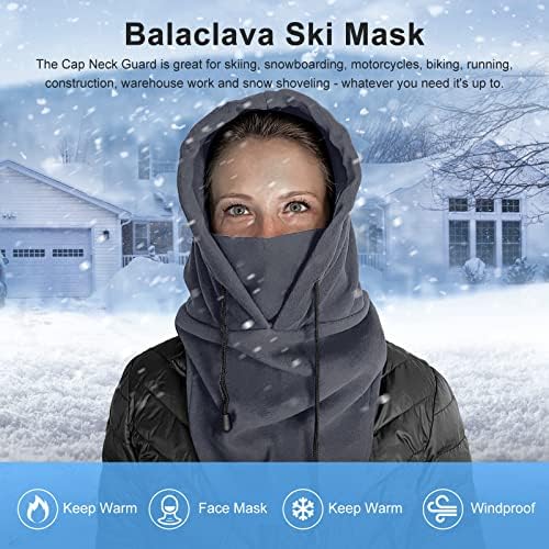 BINE Mens de inverno chapéu de clima frio Balaclava Hood esportes ao ar livre Balaclava à prova de vento