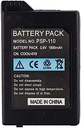 Duotipa Battery PSP-110 Compatível com Sony Fat PSP-110 PSP-1001 PSP 1000 Bateria