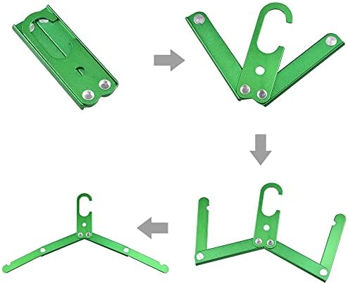 Cabide dobrável para camping para camping cabide dobrável de viagem