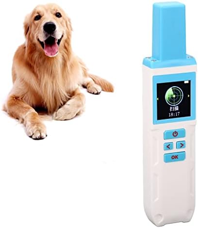Pet Microchip Scanner, RFID Emid Micro Chip Animal Handheld Reader, Animal Givestock Chip Id Data Tag Reader, Pet Chip Id Scanner
