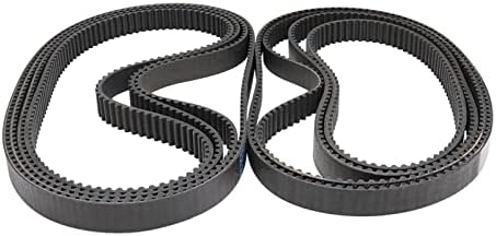 Axwerb Premium 5pcs Belts de polia, S5M-940/945/950/960/965/975/980/1000/1025/1040/1045 Belts de transmissão Largura