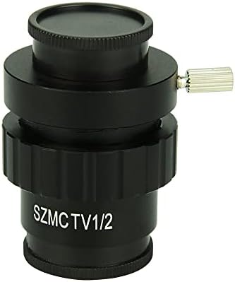 Kit de microscópio 1/3 1/2 1x C Montagem adaptador Reduzir lente, CCD CCD Conector de câmera industrial USB 0,3x 0,5x para adaptadores de lente de microscópio de microscópio estéreo trinocular