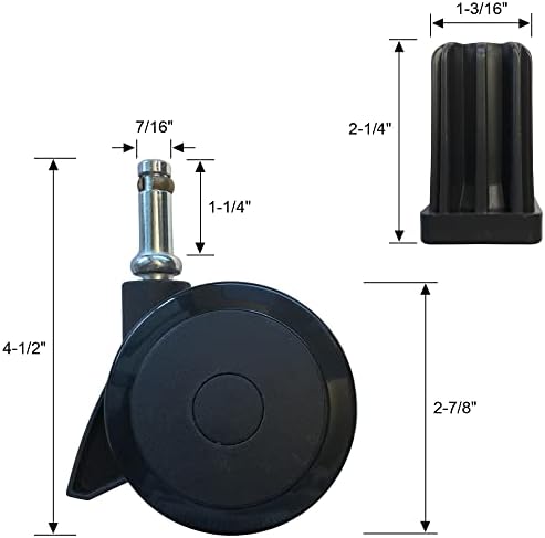 Weber 79499 Genesis/Summit 2-3/4 polegadas Caster