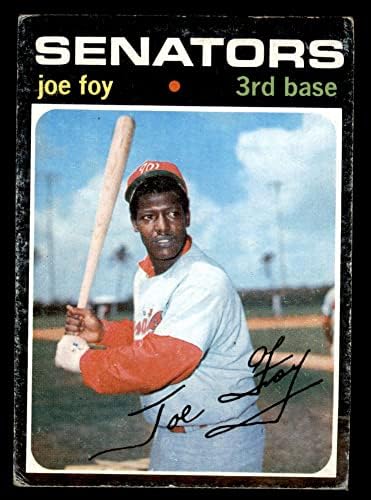 1971 Topps # 706 Joe Foy Washington Senators Dean's Cards 2 - Bons senadores