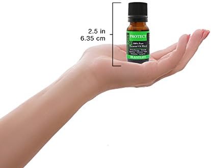 Mistura de óleo essencial de aromaterapia para proteger a Plantlife Proteger - diretamente da planta pura de grau terapêutica - sem aditivos ou enchimentos - feita na Califórnia 10 ml