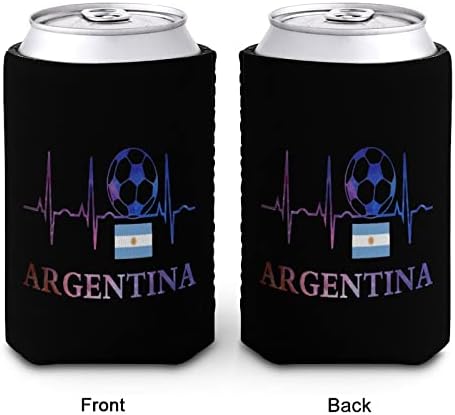 Mangas de xícara reutilizáveis ​​de futebol da bandeira argentina
