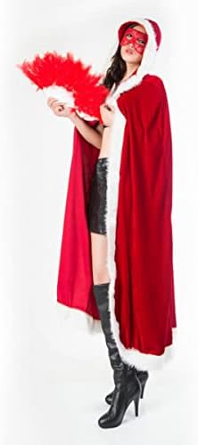 Shawl de abofan Sra. Usando suprimentos infantis Rúsicas de adultos vermelhos: Caso Caso: vestir roupas de roupa de fantasia