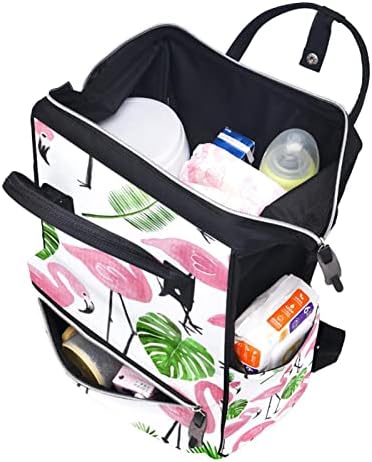 Mochila VBFOFBV Backpack, sacos de viagem portáteis multifuncionais para homens, planta tropical de folhas de palmeira