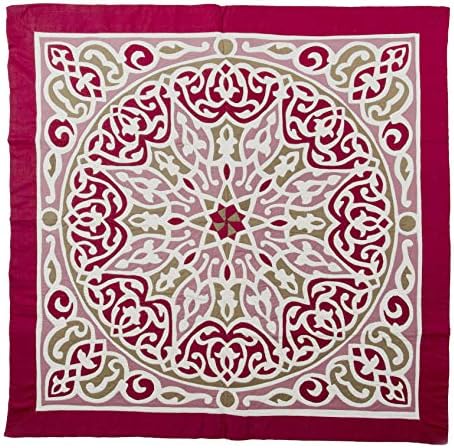 Dokkan Crafts Red Arab Flowers Design