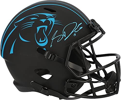 Sam Darnold Carolina Panthers autografou Riddell Eclipse Réplica de velocidade alternativa Capacete - capacetes autografados