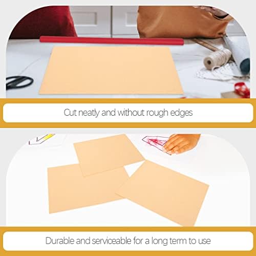 Papel Stobok Brown Kraft 50 folhas de papel Kraft Cardstock Khaque