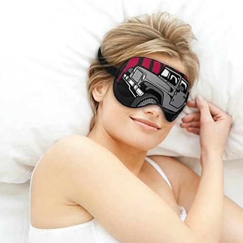 EUA Bandeira off-road máscara de olho impressa no sono tampa de olho macio com cinta ajustável Eyeshade de viagem soneca para homens mulheres mulheres