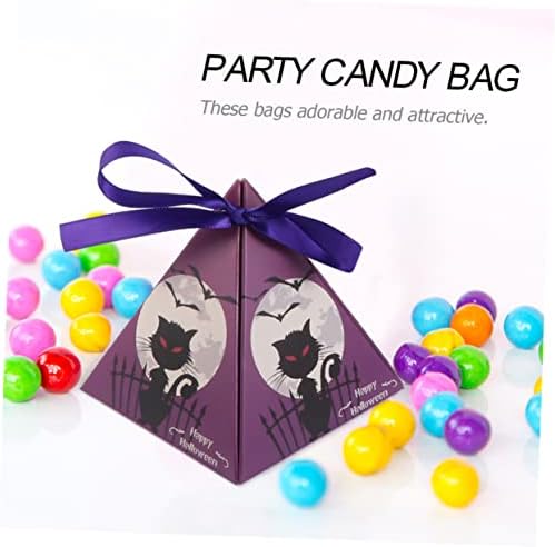 STOBOK 30 PCS Caixa de Halloween Supplies infantis da festa de chocolate Candy Candy Candy Box Truque ou Bolsas de doces de tratamento