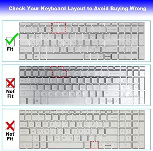 Keyboard Cover for 15.6 HP Laptop 15-ef 15-db/dy ​​15-ef2126wm 15-ef3097nr 15-ef1081nr 15-ef0023dx 15-ef1183od 15-ef2723od