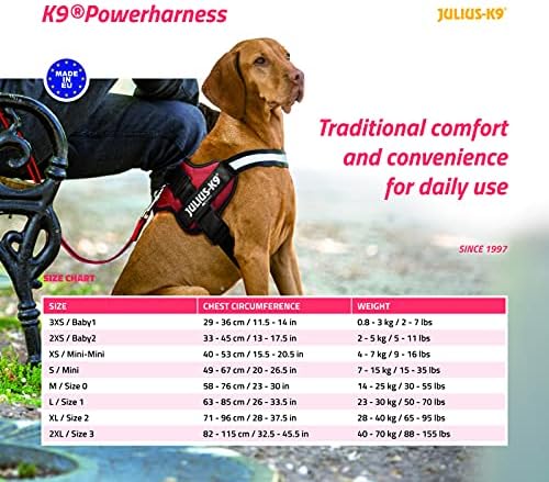 Julius-K9 Powerharness, azul, tamanho 1