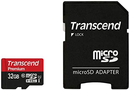 Transcend 32 GB MicrosDHC Class10 UHS-1 Card com adaptador 60 Mb/s