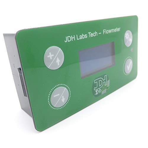 Totalizador contador de litro de fluxo de fluxo com alarme programável + reiniciação de entrada + porta de monitoramento