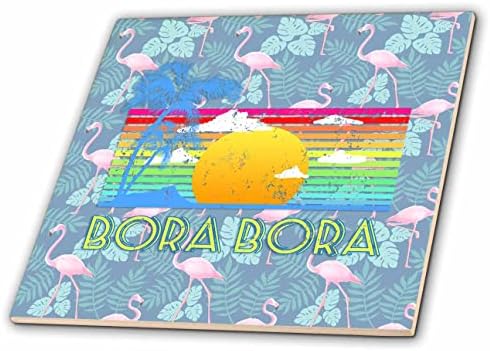 Presente tropical de Bora Bora Bora Beach para suas próximas férias de praia tropical. - Azulejos