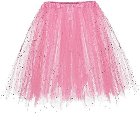 Saia dançando paillette feminina saias curtas para meninas elásticas da moda Salia de festa de tamanho em camadas adulto 3 plissada mini -saia
