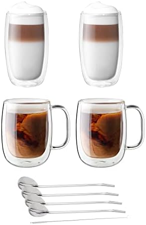 Zwilling Sorrento Coffee Double-Wall e Beverage 9-PC Glassware Conjunto