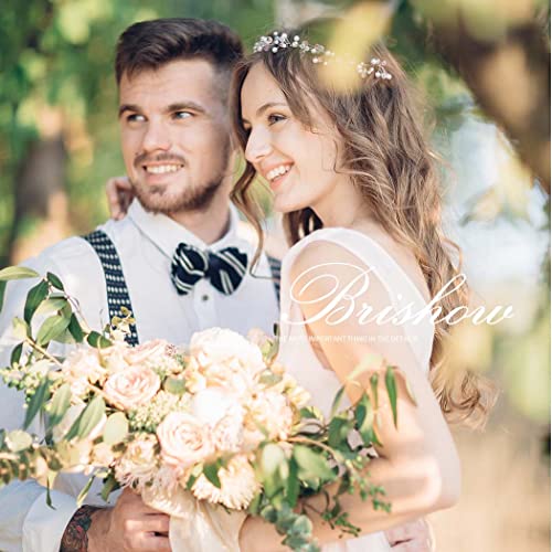Acessórios para cabelos de noiva de Brishow Pinos de cabelo de casamento de flores prateado pedaços de cabelo de noiva