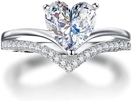 Banda feminina tocar minha linda filha anel de amor em forma de grande strass ringue de diamante anel de amor geometria