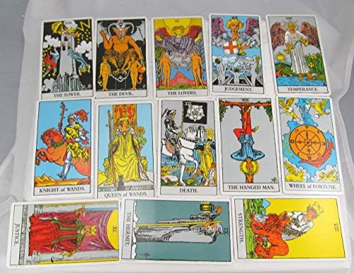 Cartas de deck de tarô originais de Rider-Waite