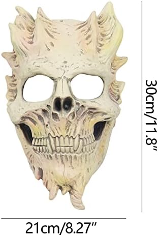 5VO3QB Halloween Hallowen Horror Skull Head Cabeça Prancy Prank Cabeça Cinvent