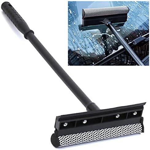 1 janela do carro Squeegee Handeld Handle Wash Limpador Limpador Brush de lâmina 20.5 '', preto