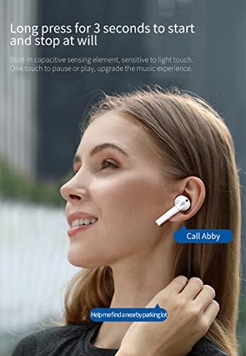 Tradutor de idiomas Earbuds Dispositivo com 4 colunas de bateria Tradução atemporal Os fones de ouvido Bluetooth suportam
