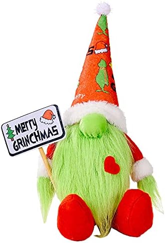 GVX Christmas Grinch Decorações Gnome - Decoração de Natal, Decorações de Natal Grinch