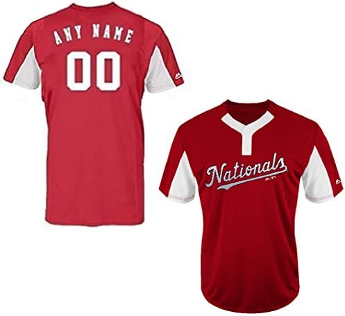 Majestic Washington Nationals Premier Eagle Cool Base Men's 2-Button Jersey