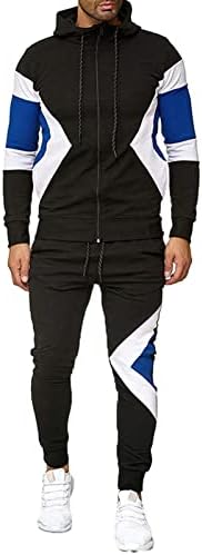 Skrk Mens 2 Peças sets curtos Men Tracksuit de maiúsculas com capuz de capuz comprido Sports Sports Sports Setes de melhor roupa de