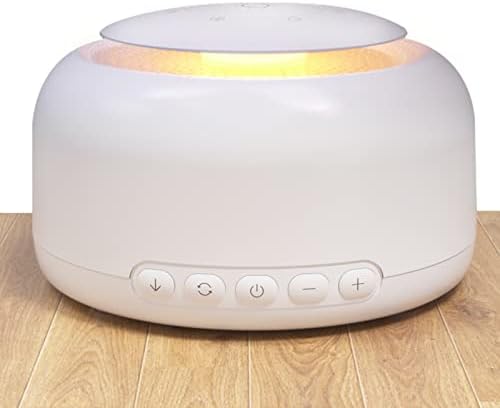 Seynli - Máquina de ruído branco para adultos bebê, máquina de som com luz noturna ajustável para sono, sons calmantes naturais