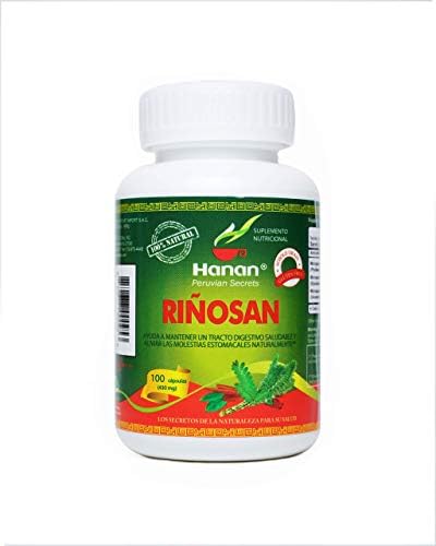 Mistura de limpador de rim rinosan Hanan Rinosan | 100 cápsulas | Naturalmente ajuda a apoiar a função saudável do trato renal e urinário