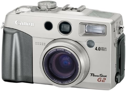 Câmera digital de 4MP da Canon PowerShot G2 com zoom óptico 3x