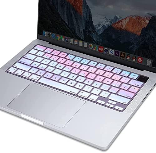 Mosis compatível com MacBook Pro 16 polegadas Caso 2021 Liberação A2485 M1 Pro / M1 Max, Casca dura de plástico e teclado PELE E