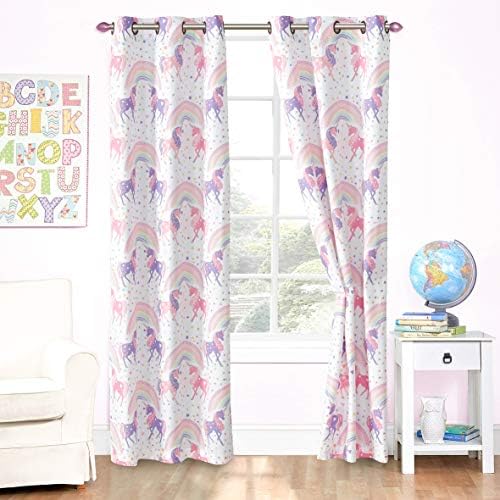 Kids Zone Home Linen 2 Panel Curtain Conjunto com ilhó para meninos meninas adolescentes quartos de dinossauros rinocerontes de dinossauros Antigo azul vermelho novo # Dinosaur One