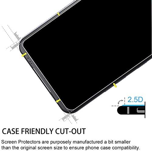 Suttkue para Xiaomi 12t Pro 5G Protetor de tela com protetor de lente da câmera, 9H Dração anti-arranha-vidro temperado Flim, amigável de casos, anti-Fingerprint, anti-arranha