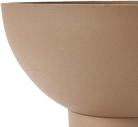 Bloomingville Decorative Metal Footed, Taupe Bowl